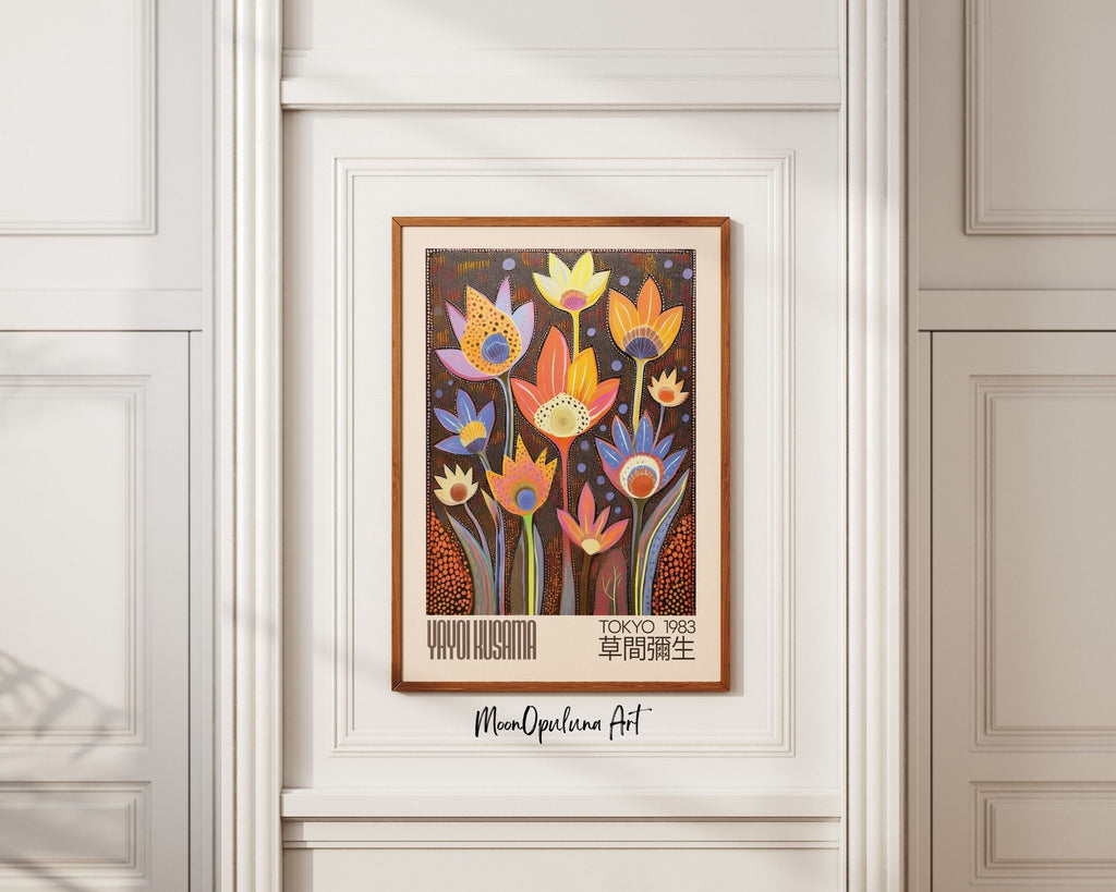 Flower Print: Japanese Art Inspired Floral Decor (Digital Download)