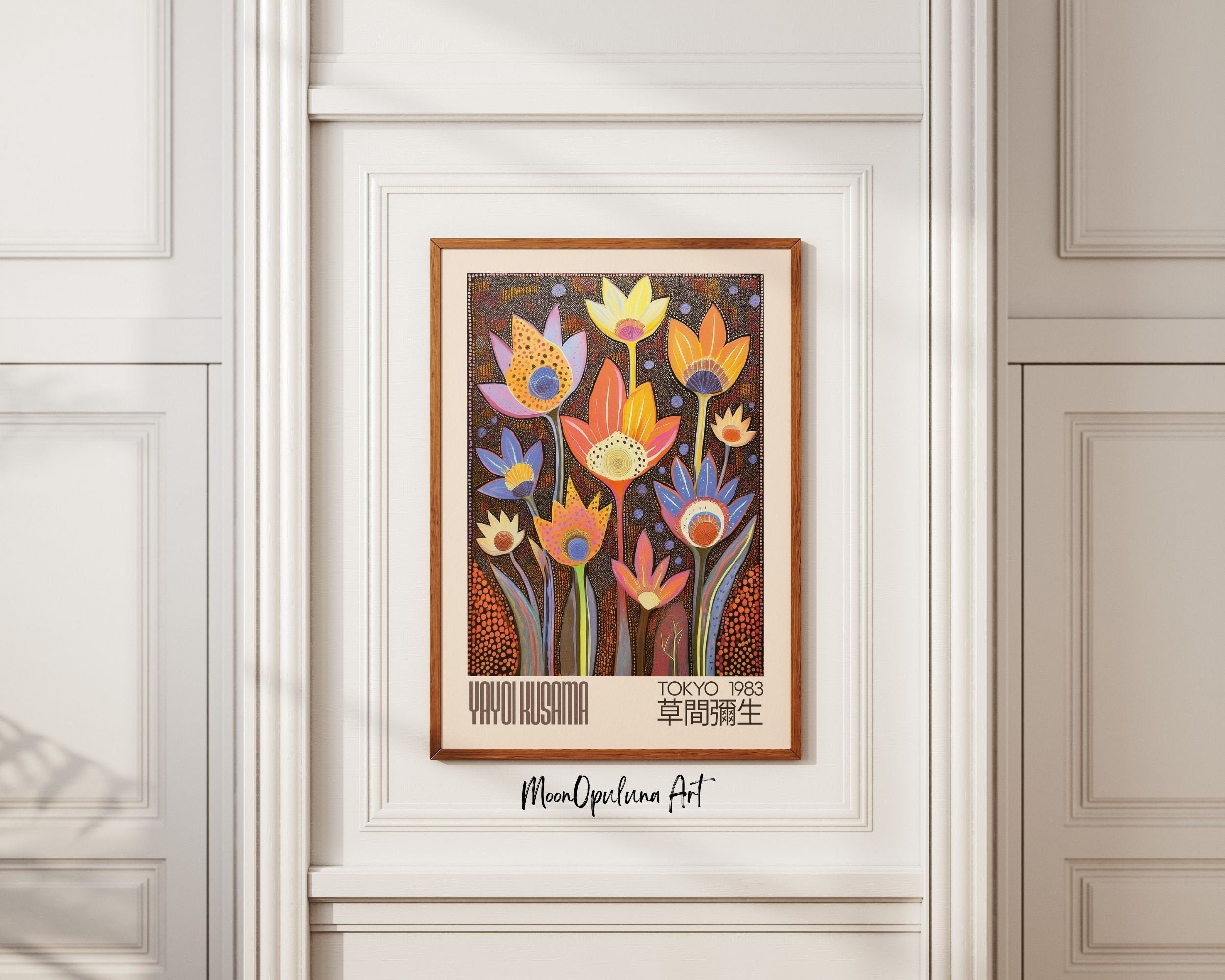 Flower Print: Japanese Art Inspired Floral Decor (Digital Download)