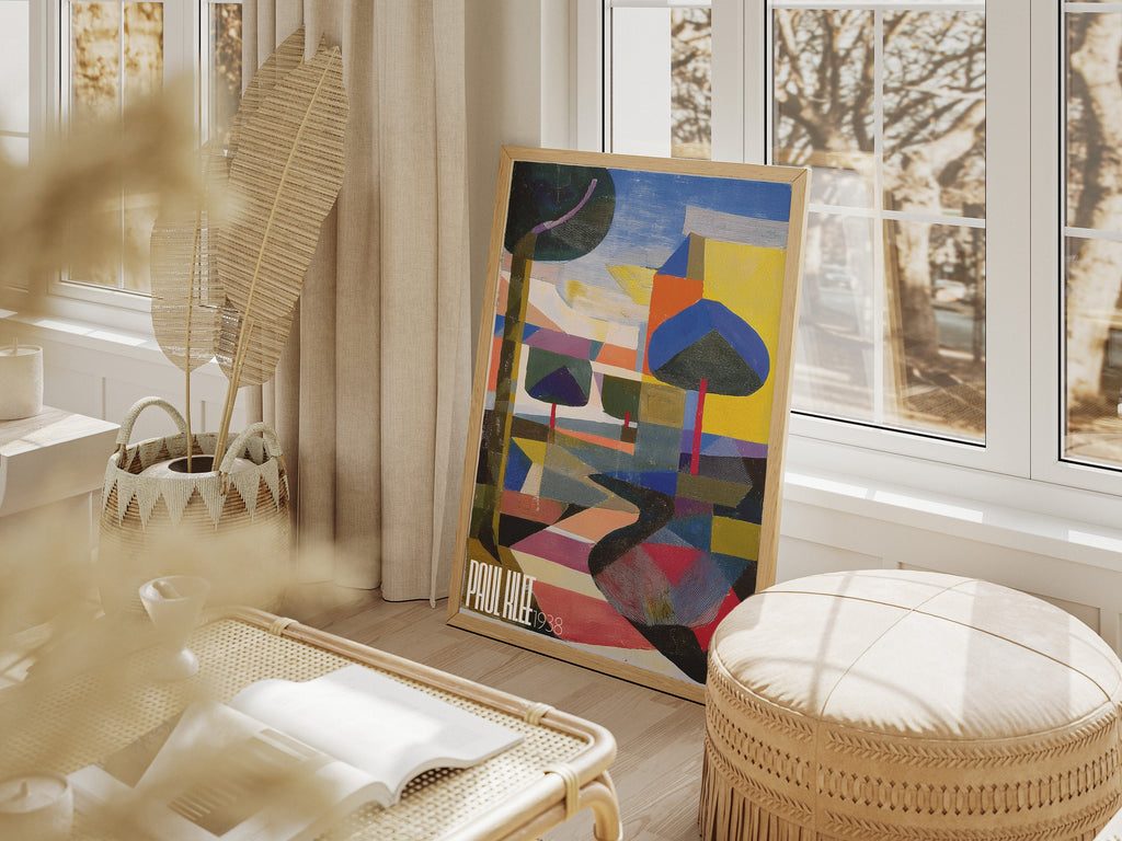 Bauhaus Style Art Print | Paul Klee Inspired Modern Wall Decor (Digital Download)