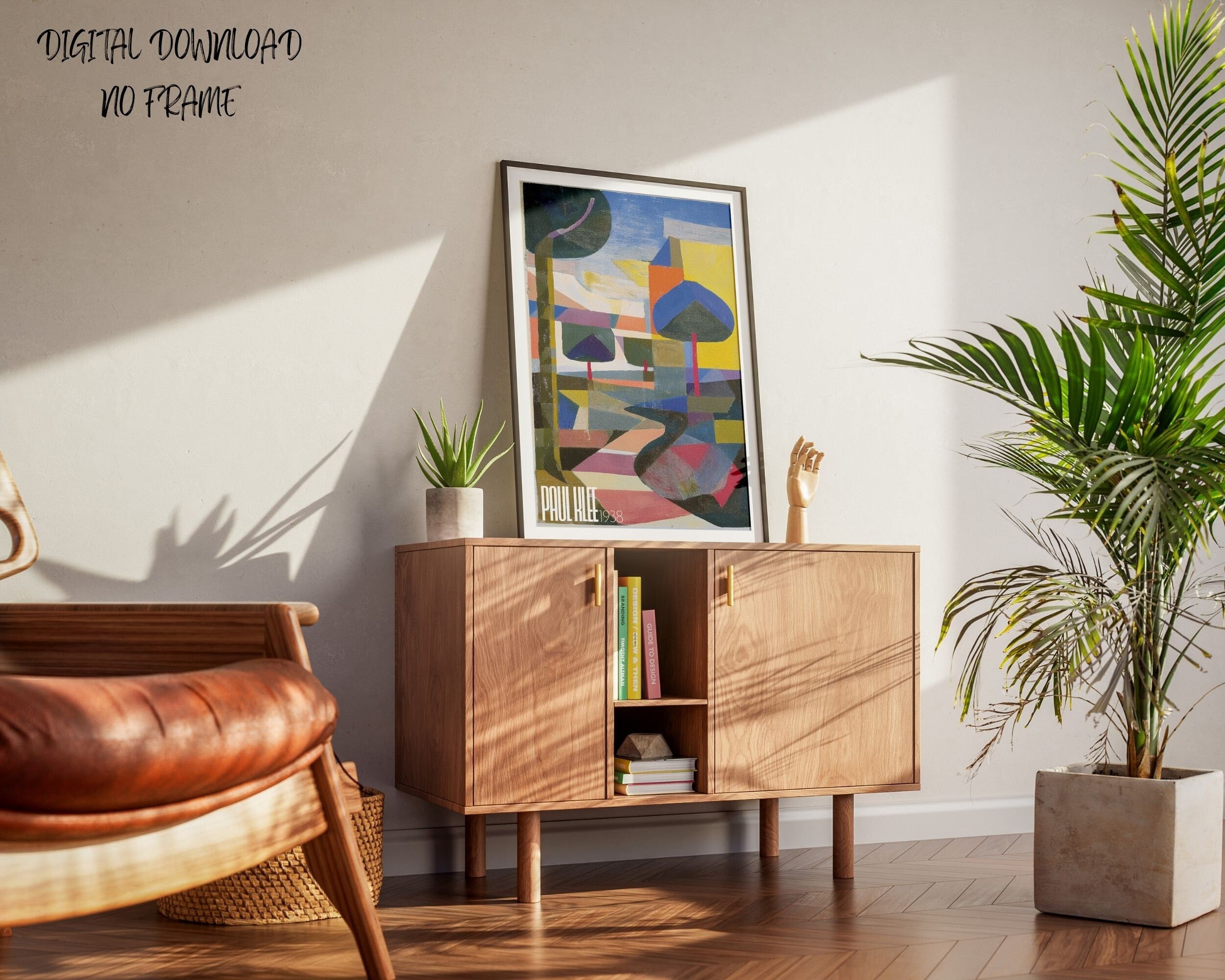 Bauhaus Style Art Print | Paul Klee Inspired Modern Wall Decor (Digital Download)