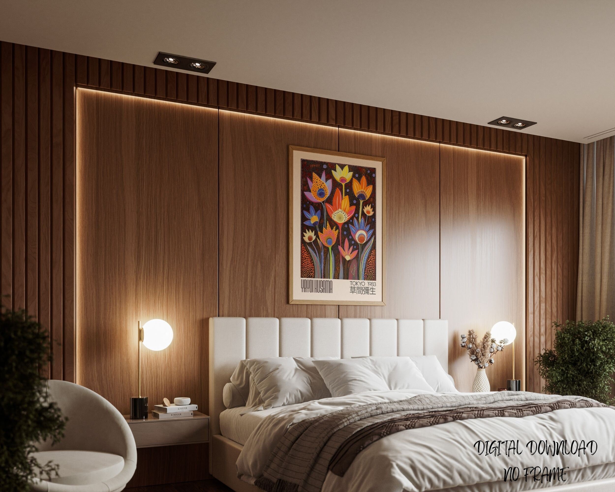 Flower Print: Japanese Art Inspired Floral Decor (Digital Download)