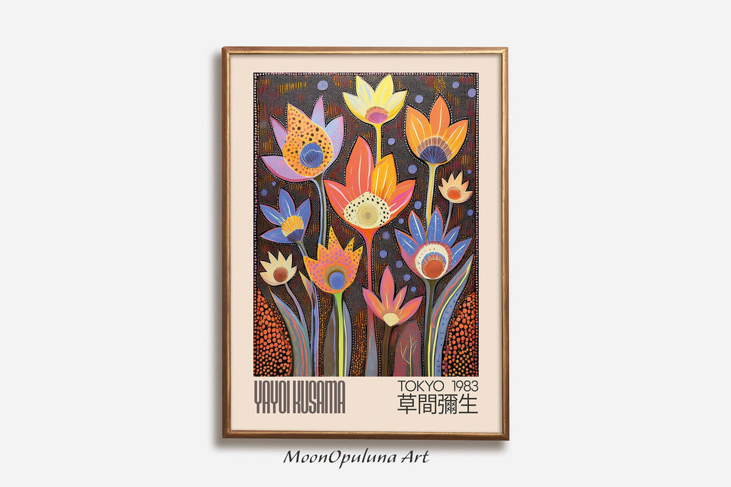 Flower Print: Japanese Art Inspired Floral Decor (Digital Download)