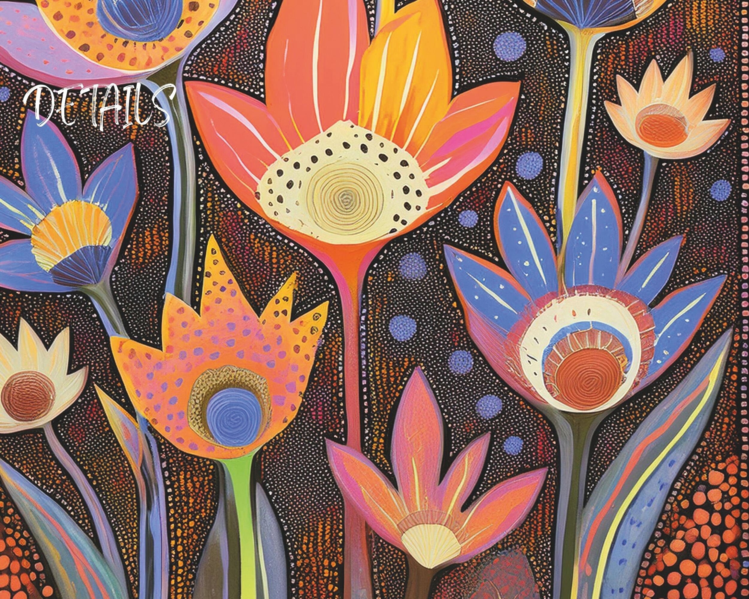 Flower Print: Japanese Art Inspired Floral Decor (Digital Download)