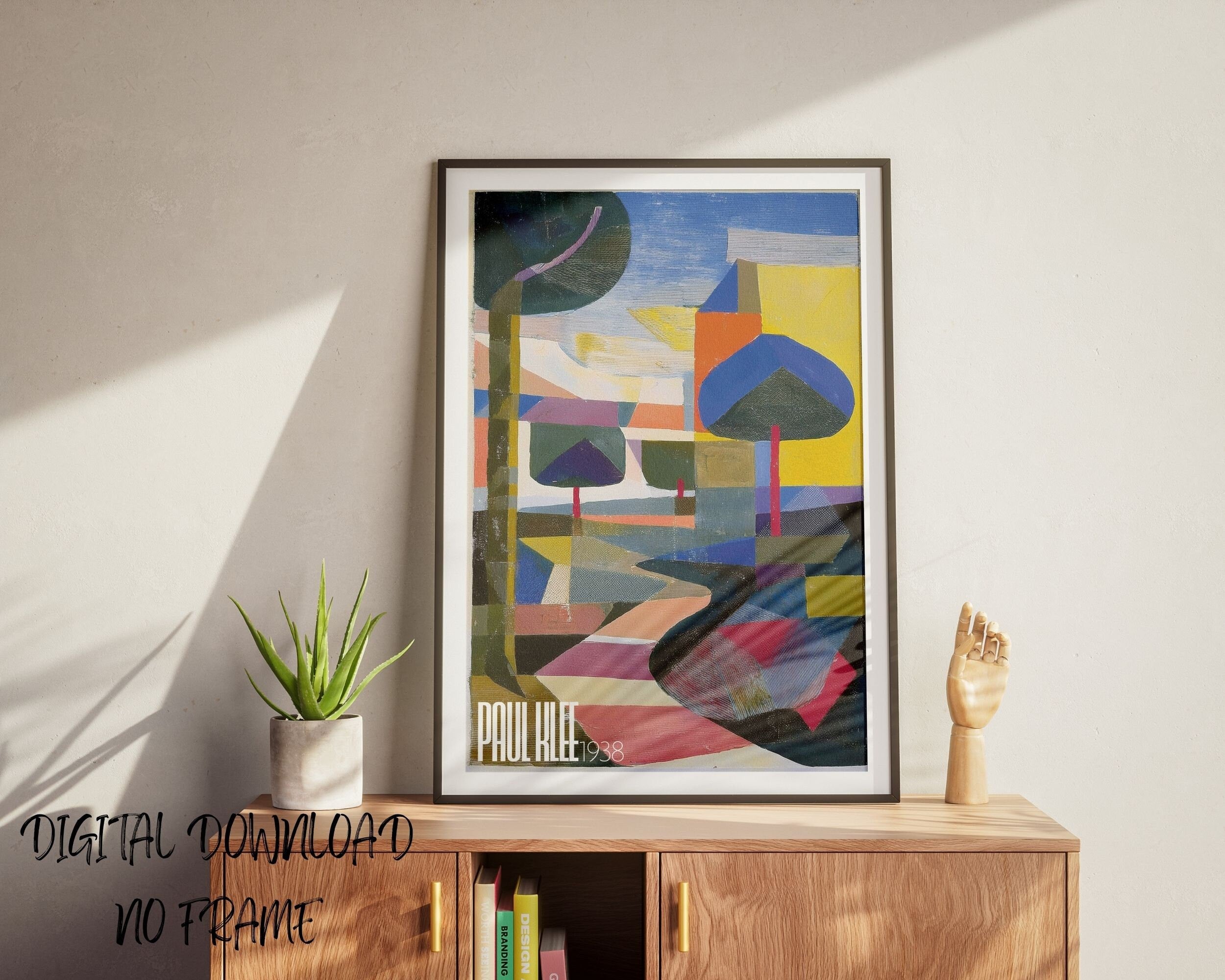 Bauhaus Style Art Print | Paul Klee Inspired Modern Wall Decor (Digital Download)