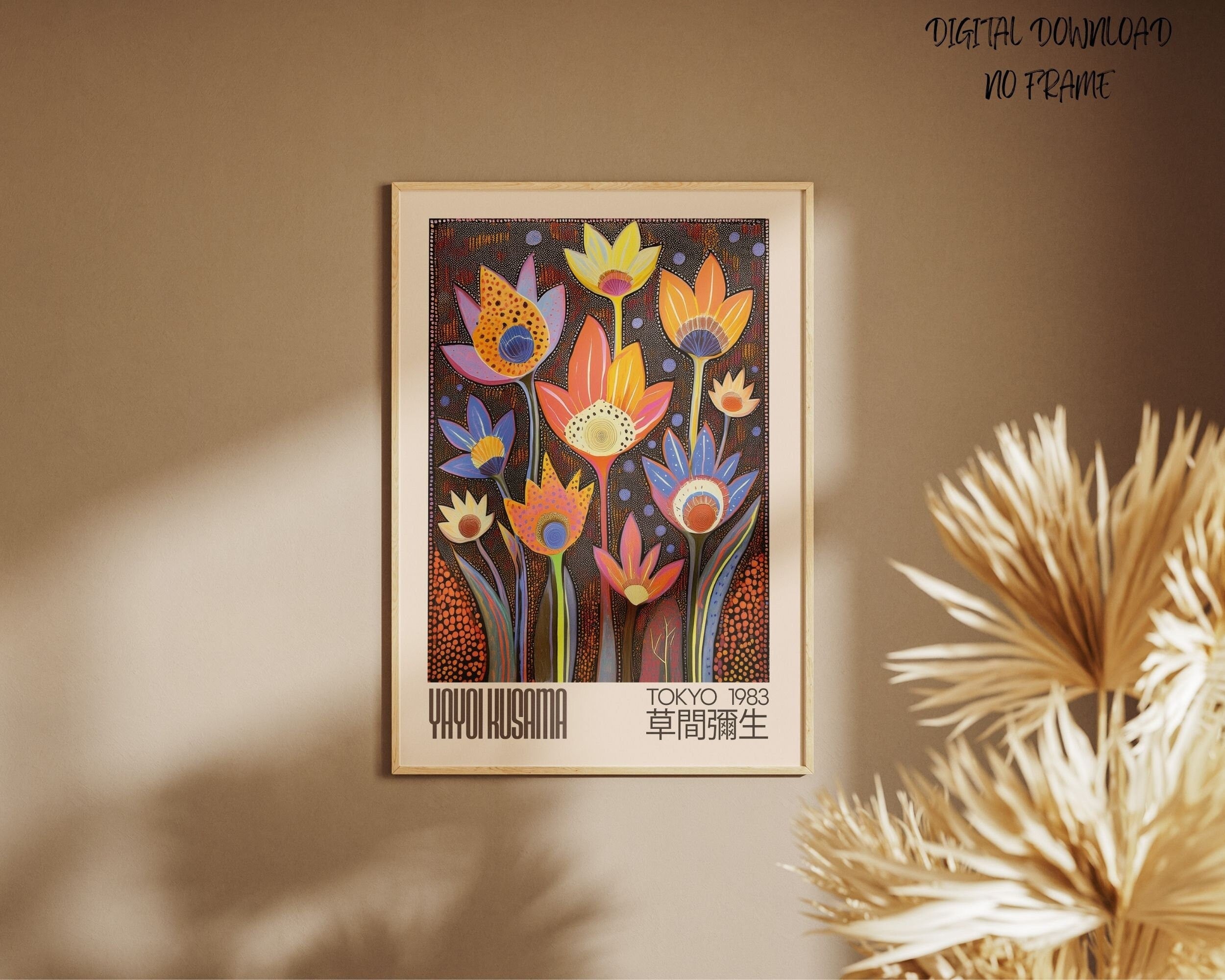 Flower Print: Japanese Art Inspired Floral Decor (Digital Download)
