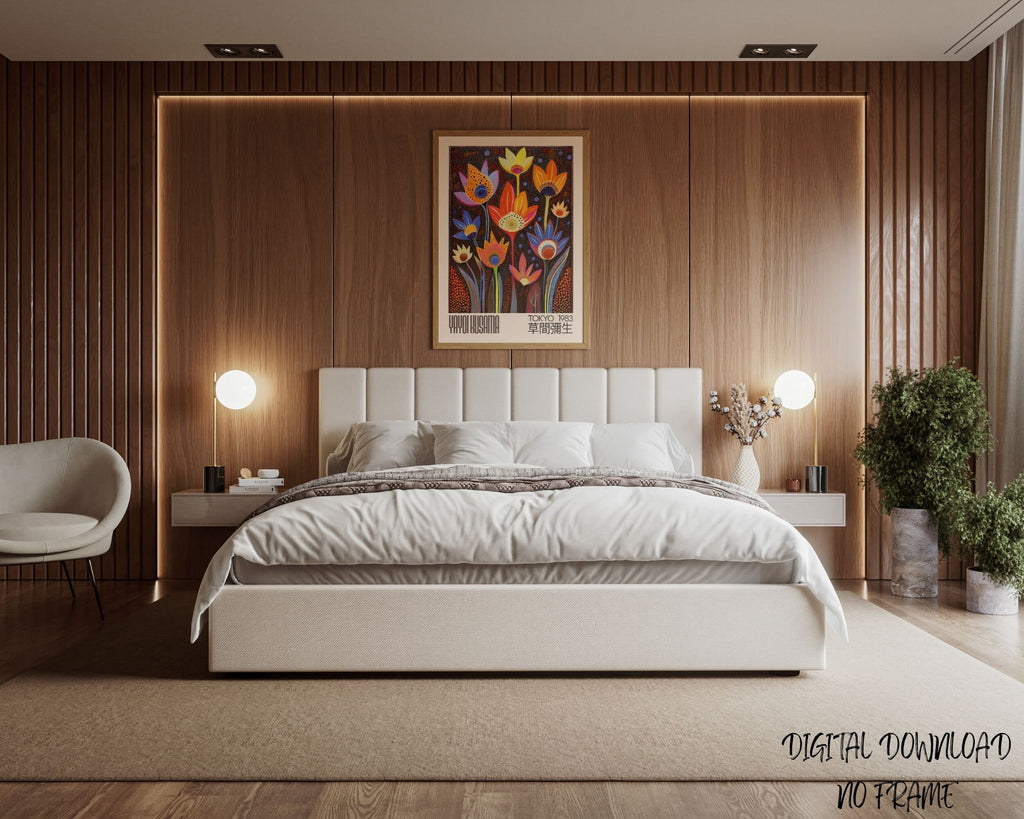 Flower Print: Japanese Art Inspired Floral Decor (Digital Download)