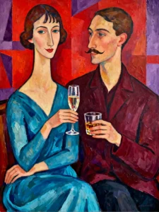 Modigliani And Jeanne Hebuterne Tragic Love Story Painting Kopya 2 1 225x300