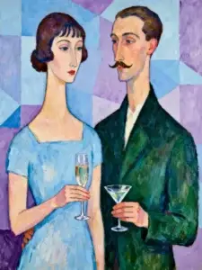 Minimal Abstract Face Line Art Moonopuluna 1 225x300