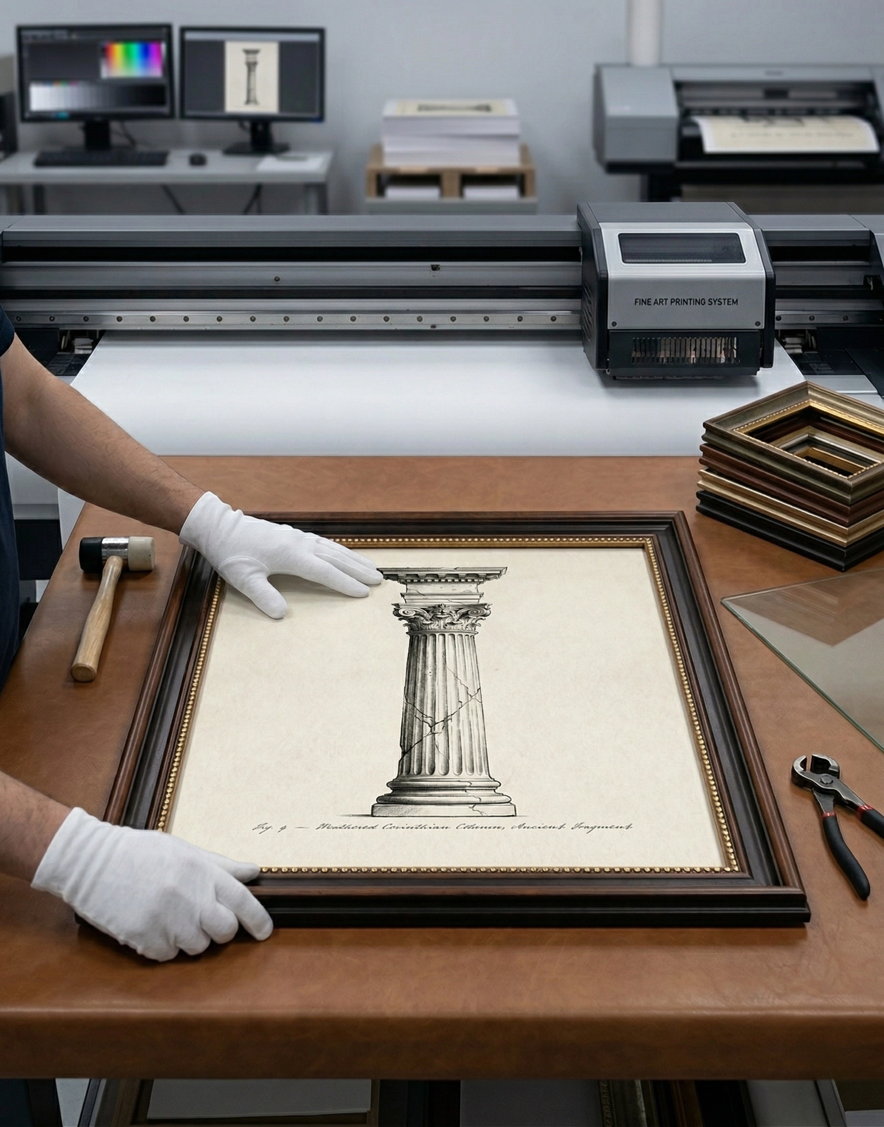 fine-art-printing-process-roman-triumphal-arch-framed-wall-art-moonopuluna kopya
